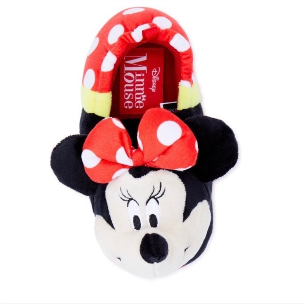 Disney Toddler Girl Sz 9/10 Minnie Slippers